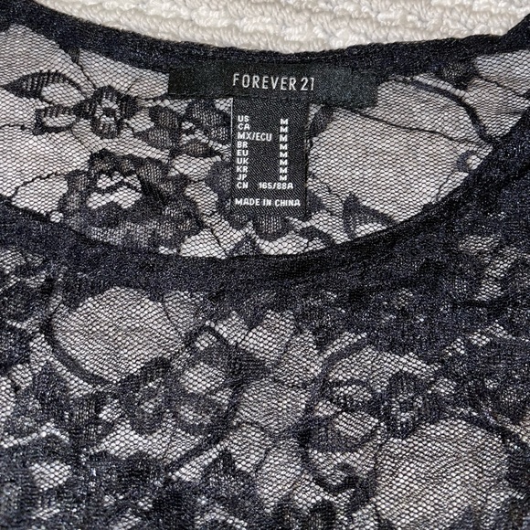 Forever 21 Sheer Lace Bodysuit - Picture 4 of 5